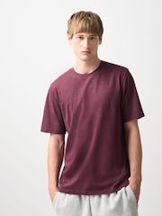 higo - Corte estándar - Camiseta básica de algodón con cuello redondo - Imagen 1 de 8