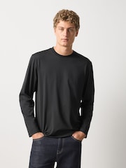Black Long Sleeve T-Shirts 6 Pack - Image 2 of 8