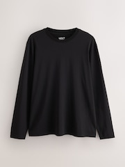 Black Long Sleeve T-Shirts 6 Pack - Image 6 of 8