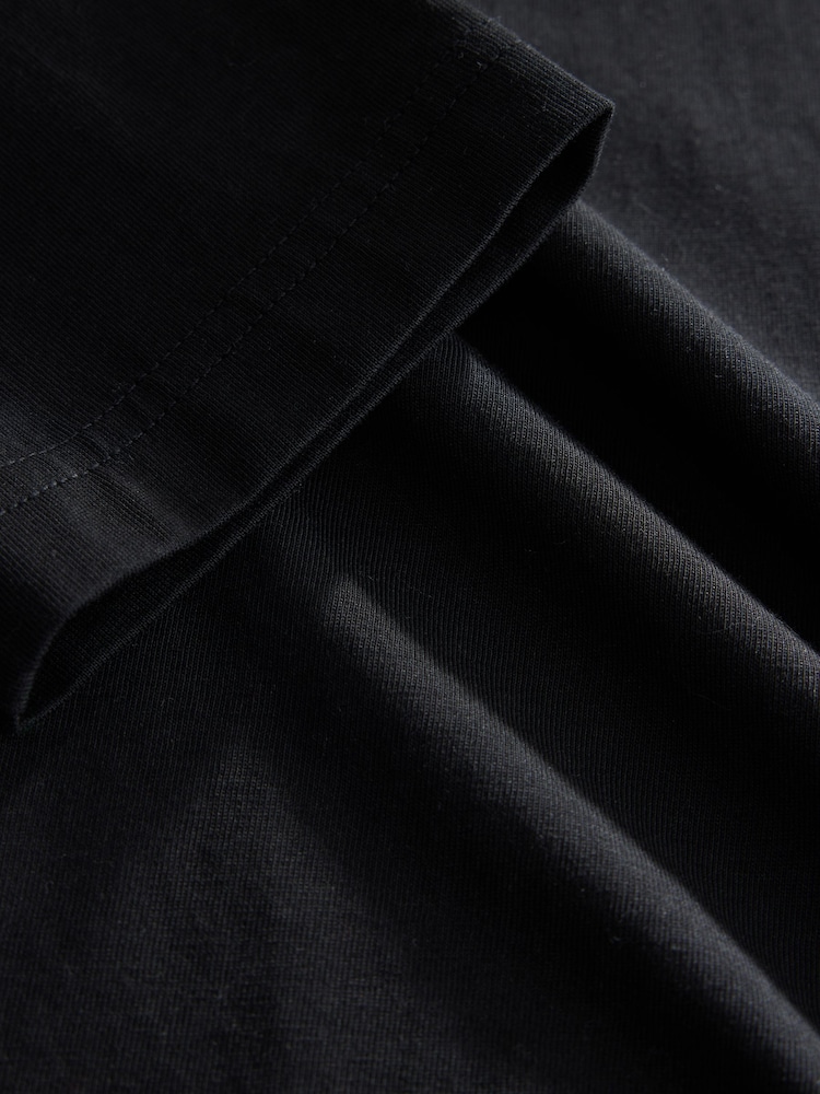 Black Long Sleeve T-Shirts 6 Pack - Image 8 of 8