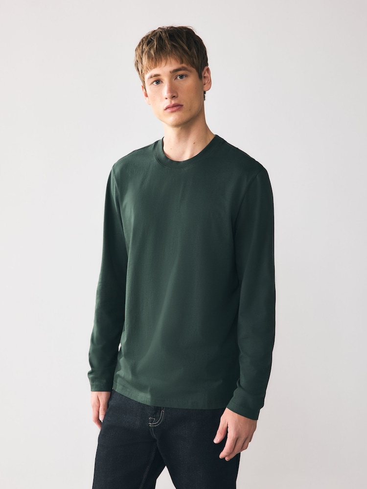 Smochin/Verde/Negru/Bleumarin/Ardezie/Alb - Pachet 6 tricouri cu mânecă lungă - Imaginea 2 din 15 Smochin/Verde/Negru/Bleumarin/Ardezie/Alb - Pachet 6 tricouri cu mânecă lungă - Imaginea 2 din 15