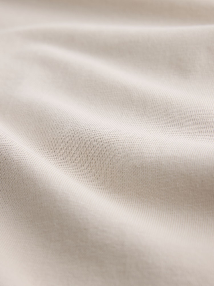 Black/White/SlateGrey/Stone/Brown - Croi relaxat - Pachet de T-Shirts esențiale din bumbac 6 - Imaginea 9 din 9