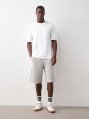 Vit - Avslappnad passform - Essential T-shirt i bomull 6 förpackning - Bild 2 av 6