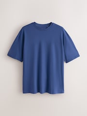 Black/Stone/Grey/Green/Red/Blue Relaxed Fit Essential Cotton T-Shirts 6 Pack - Image 10 of 15