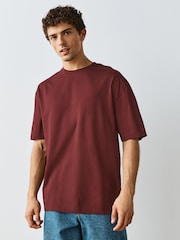 Black/Stone/Grey/Green/Red/Blue Relaxed Fit Essential Cotton T-Shirts 6 Pack - Image 6 of 15