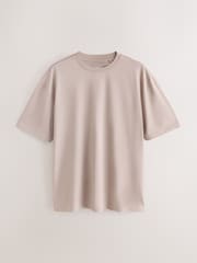 Black/Stone/Grey/Green/Red/Blue Relaxed Fit Essential Cotton T-Shirts 6 Pack - Image 9 of 15