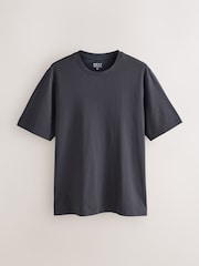 Black/Stone/Grey/Green/Red/Blue Regular Fit Essential Cotton T-Shirts 6 Pack - Image 10 of 15
