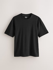 Black/Stone/Grey/Green/Red/Blue Regular Fit Essential Cotton T-Shirts 6 Pack - Image 12 of 15