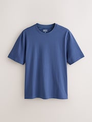 Black/Stone/Grey/Green/Red/Blue Regular Fit Essential Cotton T-Shirts 6 Pack - Image 13 of 15