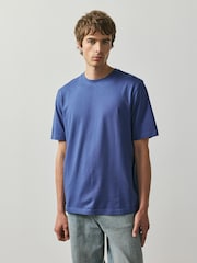 Black/Stone/Grey/Green/Red/Blue Regular Fit Essential Cotton T-Shirts 6 Pack - Image 5 of 15