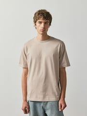 Black/Stone/Grey/Green/Red/Blue Regular Fit Essential Cotton T-Shirts 6 Pack - Image 7 of 15