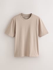 Black/Stone/Grey/Green/Red/Blue Regular Fit Essential Cotton T-Shirts 6 Pack - Image 8 of 15