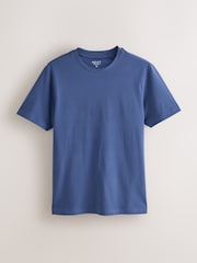 Black/Stone/Grey/Green/Red/Blue Slim Fit Essential Cotton T-Shirts 6 Pack - Image 13 of 15