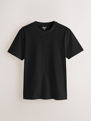 Black/Stone/Grey/Green/Red/Blue Slim Fit Essential Cotton T-Shirts 6 Pack - Image 8 of 15