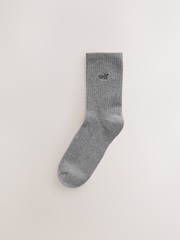 self. Grey Cushion Sole Ankle Socks - Image 2 of 4