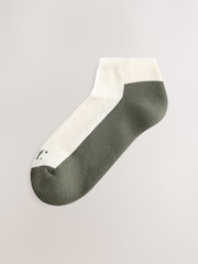 self. Rust Brown Colour Block Trainer Socks 3 Pack - Image 3 of 6