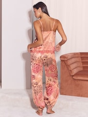 Lipsy Satin Lace Ballon Leg Pyjamas Set - Imagen 6 de 6