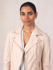 Lakeland Leather Nude Tarraby Biker Jacket - Image 5 of 6