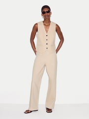 Jigsaw Cream Lucia High Waisted Jeans - Image 2 of 6