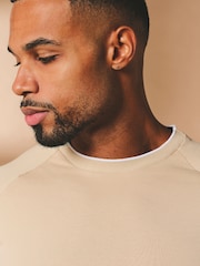 Tailored Athlete Natural Muscle Fit Fine Tipped T-Shirt - Image 4 of 6