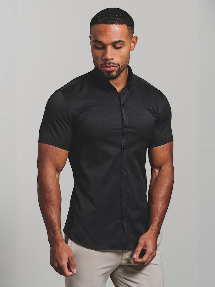 Tailored Athlete Muscle Fit Short Sleeve Signature Shirt - Imagen 1 de 7