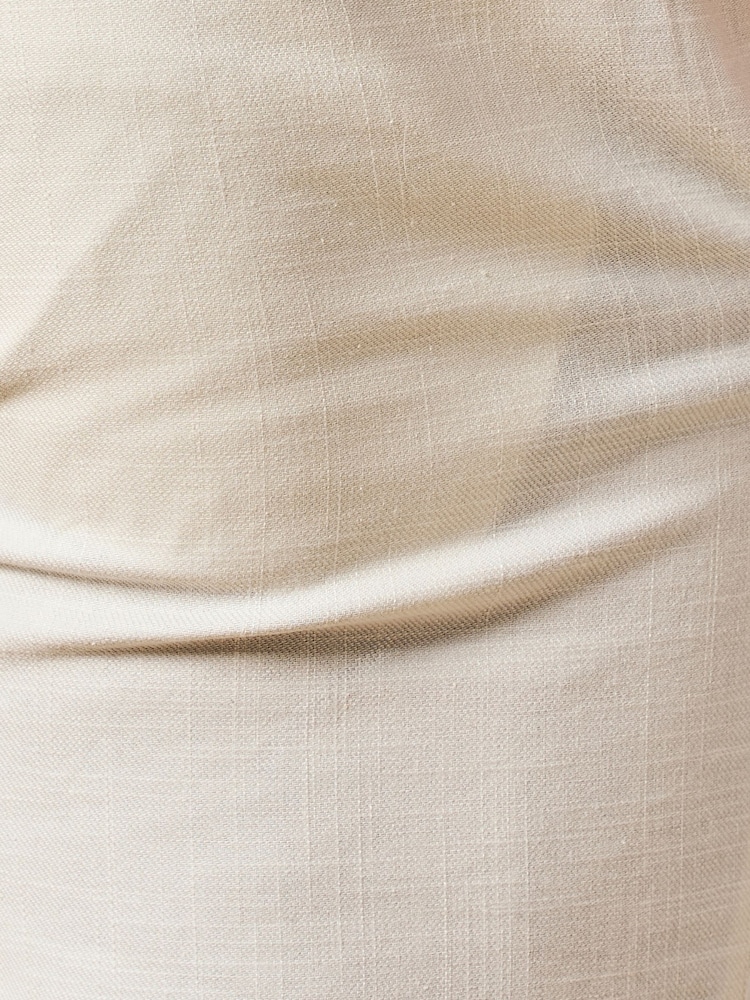 Tailored Athlete Stretch Pleat Linen Blend Pleat Side Adjuster Trousers - Imagen 6 de 6