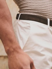 Tailored Athlete White Muscle Fit Chino Trousers - Image 4 of 5