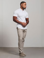 Tailored Athlete Muscle Fit Short Sleeve Signature Shirt - Imagen 4 de 7