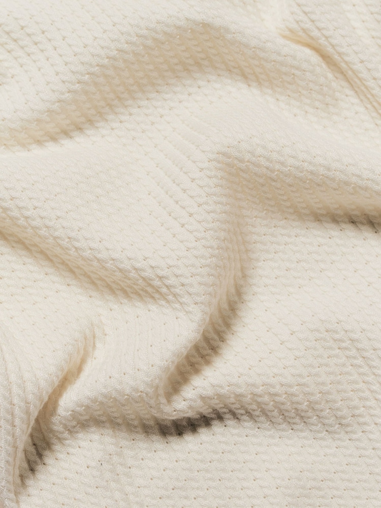 Tailored Athlete Muscle Fit Fine Cable Knitted Open Collar Polo Shirt - Imagen 7 de 7