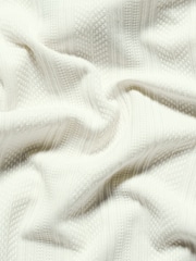 Tailored Athlete Muscle Fit Stripe Patterned Cuban Collar Shirt - Imagen 6 de 6