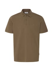 Casual Friday Brown Solheim Short Sleeve Pique Polo Shirt - Image 5 of 6
