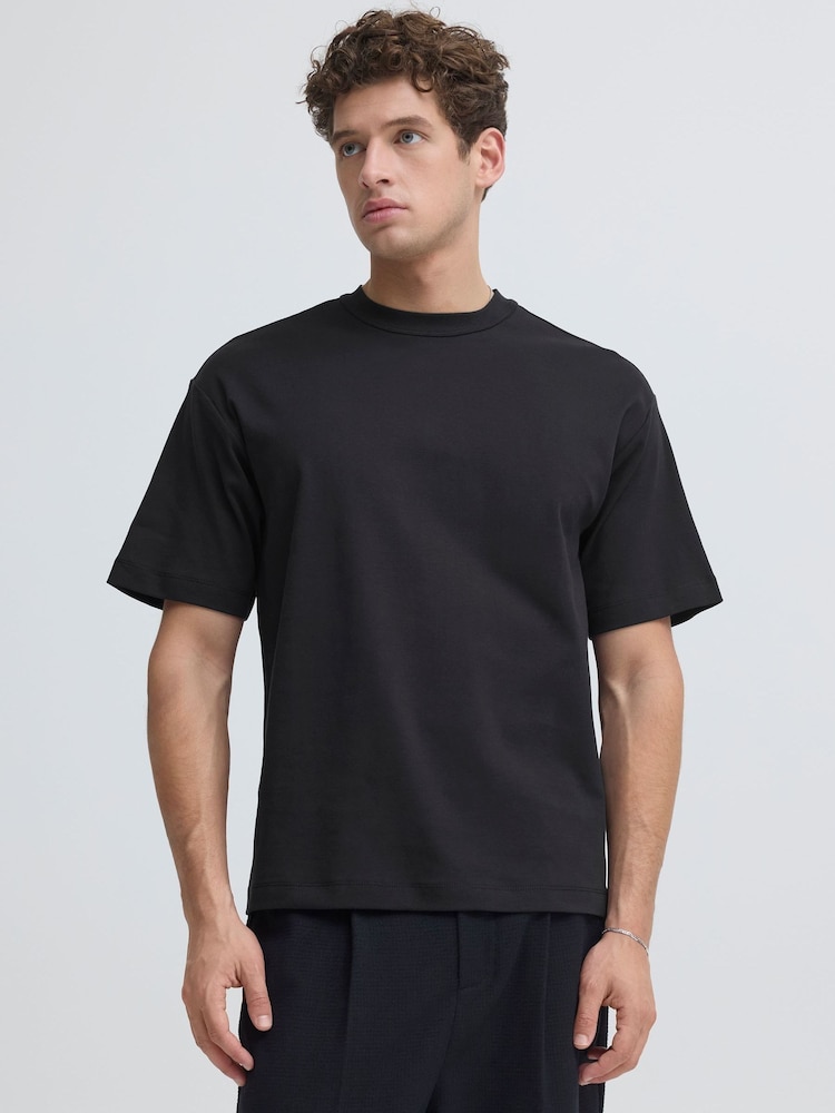 Casual Friday Black Ekberg Relaxed T-Shirt - Image 1 of 8