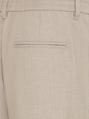 Casual Friday Natural CfGrant Pinstriped Wide Leg Trousers - Image 8 of 8