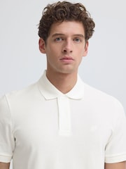 Casual Friday White Solheim Short Sleeve Pique Polo Shirt - Image 4 of 8