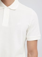 Casual Friday White Solheim Short Sleeve Pique Polo Shirt - Image 5 of 8