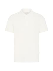 Casual Friday White Solheim Short Sleeve Pique Polo Shirt - Image 6 of 8