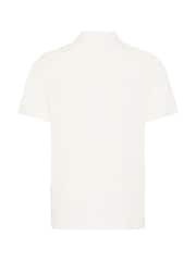 Casual Friday White Solheim Short Sleeve Pique Polo Shirt - Image 7 of 8