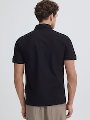 Casual Friday Black Solheim Short Sleeve Pique Polo Shirt - Image 2 of 7