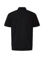 Casual Friday Black Solheim Short Sleeve Pique Polo Shirt - Image 7 of 7