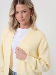 Threadbare Yellow Longline Knitted Cardigan - Image 3 of 3