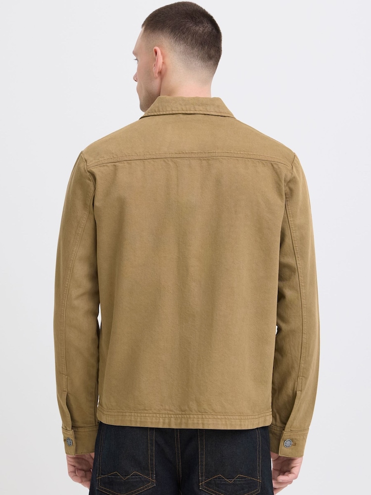 Blend Brown Mosi Button Shacket - Image 2 of 7 Blend Brown Mosi Button Shacket - Image 2 of 7