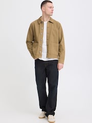 Blend Brown Mosi Button Shacket - Image 3 of 7