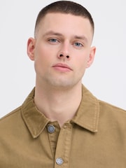 Blend Brown Mosi Button Shacket - Image 4 of 7