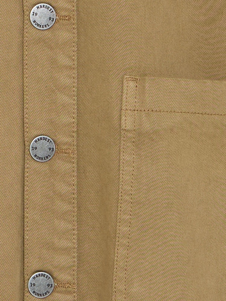Blend Brown Mosi Button Shacket - Image 7 of 7 Blend Brown Mosi Button Shacket - Image 7 of 7