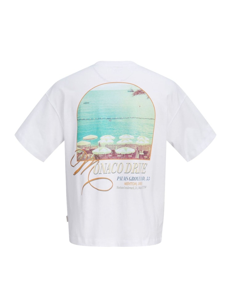 JACK & JONES White T-Shirt With Back Graphic Print - Image 10 of 10 JACK & JONES White T-Shirt With Back Graphic Print - Image 10 of 10