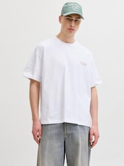 JACK & JONES White T-Shirt With Back Print - Image 2 of 8