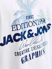 JACK & JONES Front Print Relaxed T-Shirt - Imagen 5 de 7