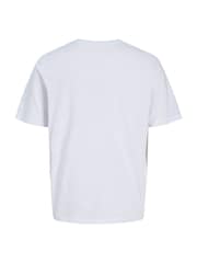 JACK & JONES Front Print Relaxed T-Shirt - Imagen 7 de 7