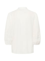 Kaffe White Kaliva 3/4 Sleeve High Neck Shirt - Image 5 of 5