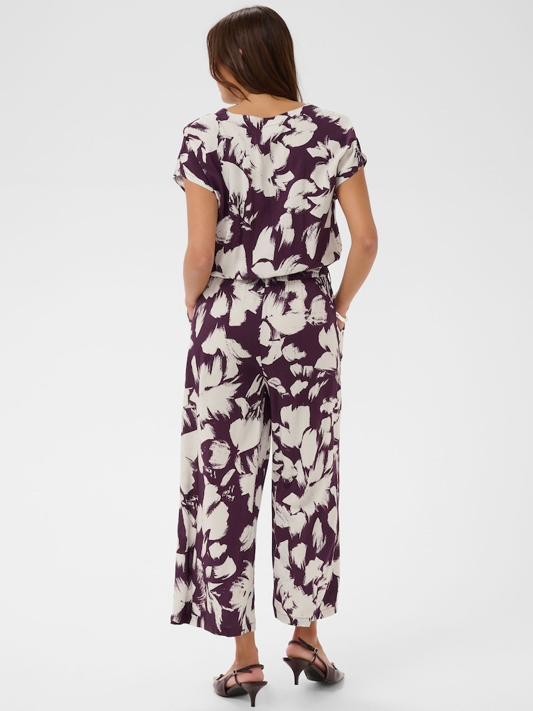 Kaffe Purple KaMira V-Neck Jumpsuit - Image 2 of 5
